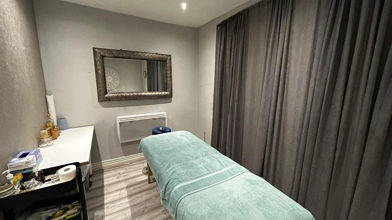 A private treatment room at The Cupping Clinic Blackburn